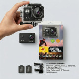 4K Sports Action ULTRA HD Camera Dual Battery