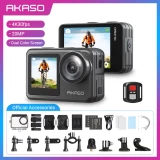 AKASO Brave 7 LE 4K30FPS 20MP WiFi Action Camera with Touch Screen EIS 131 Feet Underwater Camera Microphone Vlog Camera
