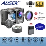 Ausek AT-S81TR Action Camera with Wireless Microphone
