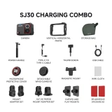 SJ30 8K Dual-lens Action Camera - Charging Combo