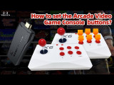 X6 Video Game Console with Double Arcade Joystick 64GB Built-in 20000+ Games