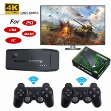M8 TV Game Stick 4K with Wireless 2 Gamepad 2GB RAM 64GB ROM