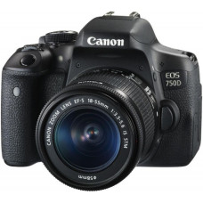 Canon EOS 750D WI-FI DSLR Camera with 18-55 IS STM Lens
